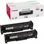 Canon CRG-718 Bk VP cartuccia toner 2 pezzi originale nero