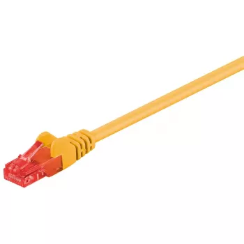 Cavo patch Goobay CAT 6 U/UTP 0,5 m giallo