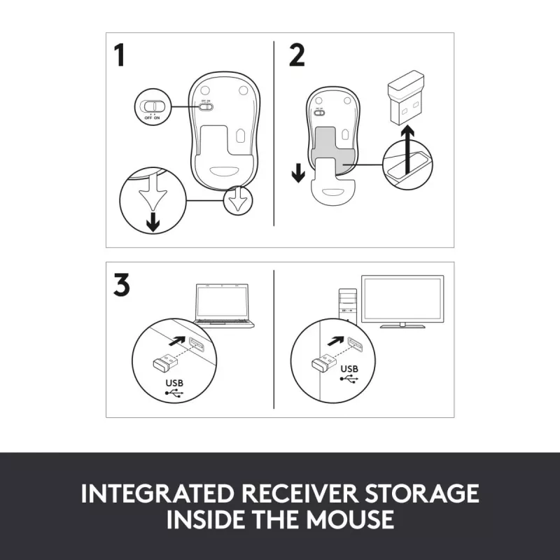 Logitech Wireless Mouse blu 910-002239