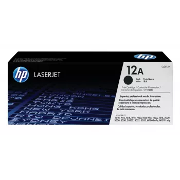 HP 12A nero cartuccia toner originale LaserJet