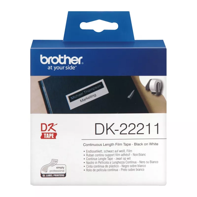 Nastro continuo per etichette Brother DK22211