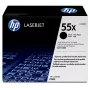 HP 55X cartuccia toner LaserJet originale nera ad alto rendimento, 12500 pagine, nero, 1 pz.
