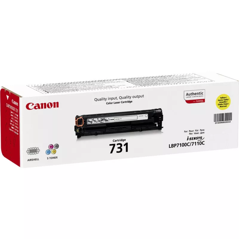 Canon 731 cartuccia toner 1 pz. originale giallo