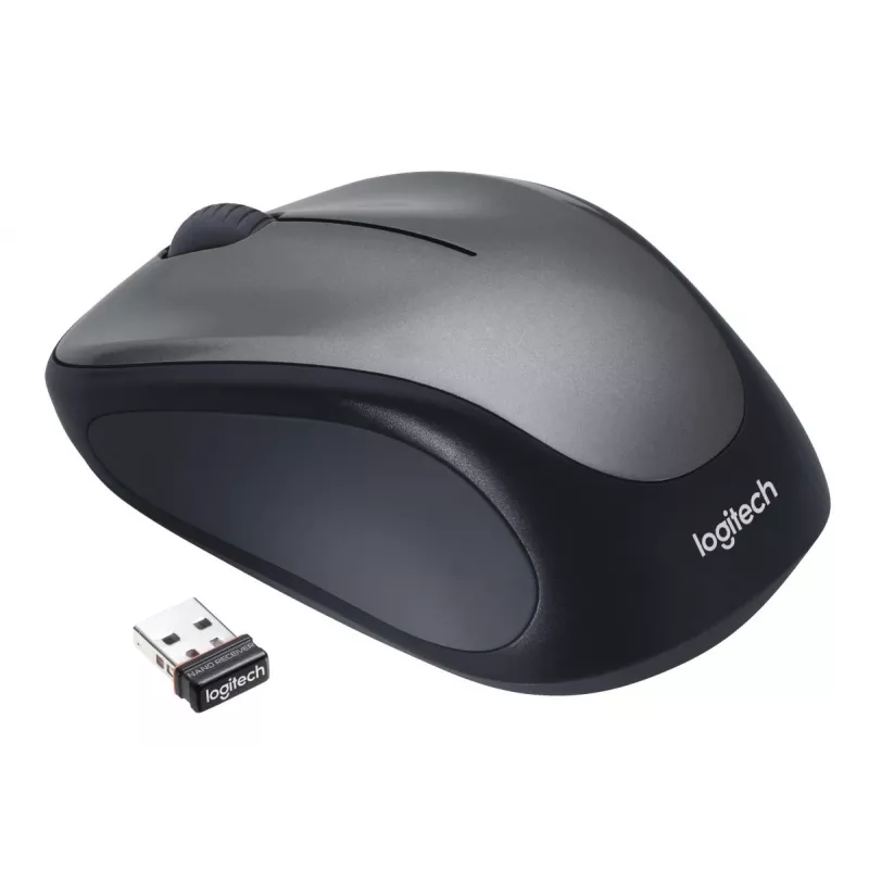LOGITECH mouse wireless M235 grigio scuro