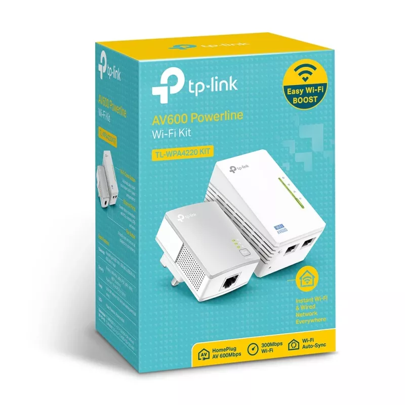 Kit di avvio Powerline 600 con extender Wi-Fi TP-Link