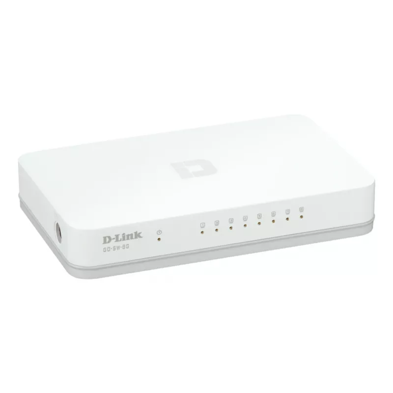Switch di rete D-Link GO-SW-8G/E unmanaged Gigabit Ethernet (10/100/1000) bianco