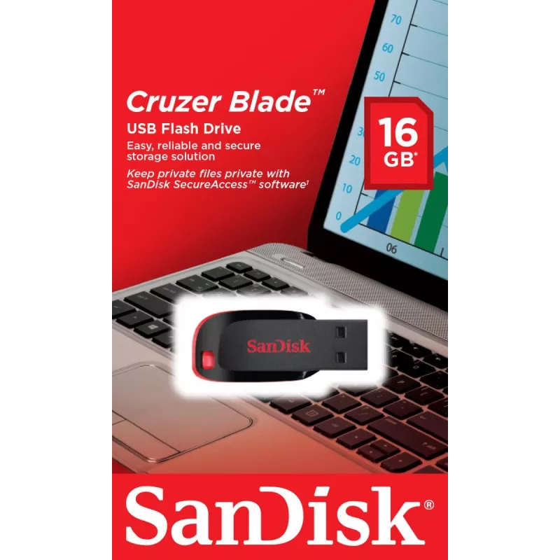 Chiavetta USB SanDisk 16 GB USB Type-A 2.0 Cruzer Blade