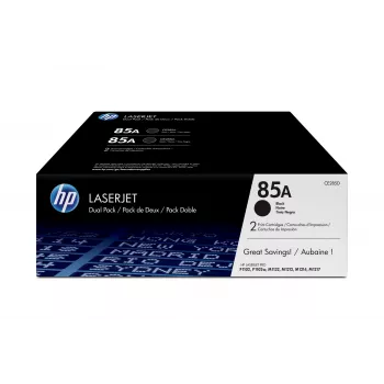 HP 85A confezione da 2 cartucce toner LaserJet originali nere