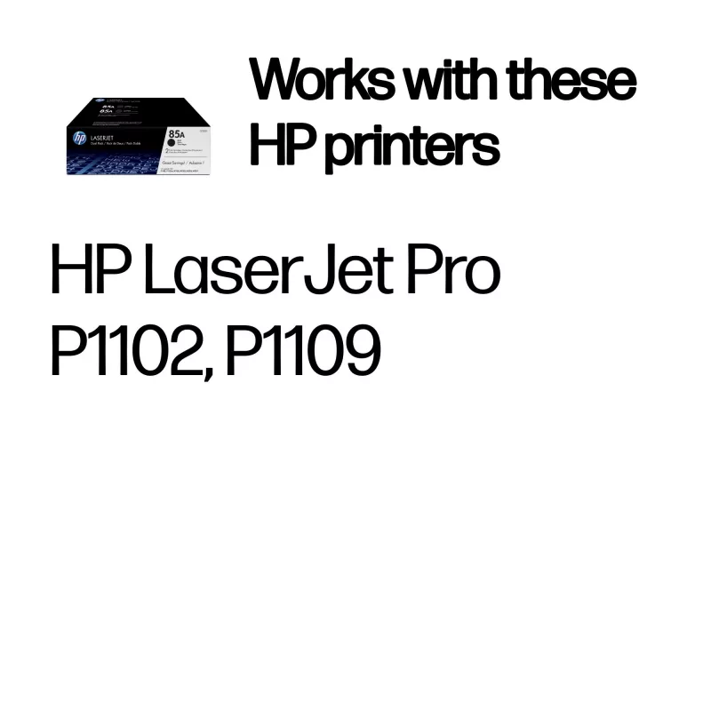 HP 85A confezione da 2 cartucce toner LaserJet originali nere