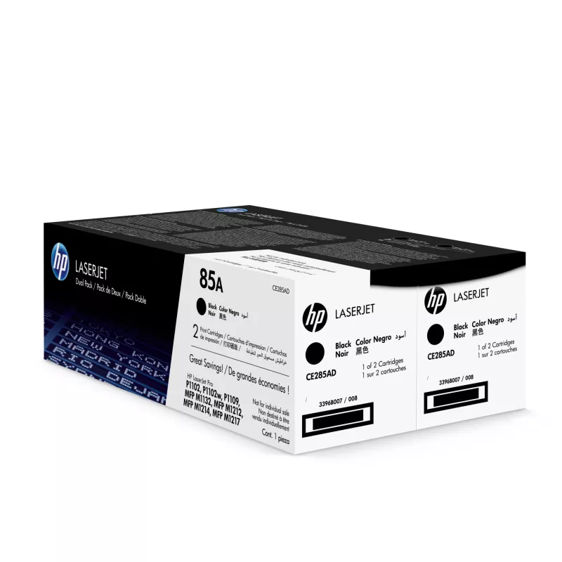 HP 85A confezione da 2 cartucce toner LaserJet originali nere