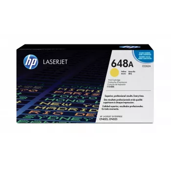 Cartuccia toner LaserJet originale HP 648A giallo, 11000 pagine, giallo, 1 pz.