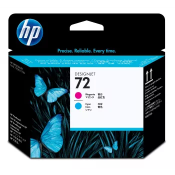 HP 72 testina di stampa ciano e magenta, C9383A