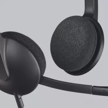 LOGITECH H340 - USB - cuffie - nero