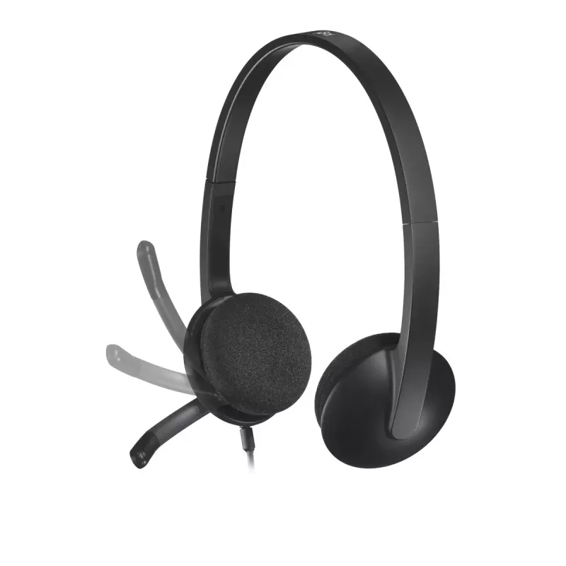 LOGITECH H340 - USB - cuffie - nero