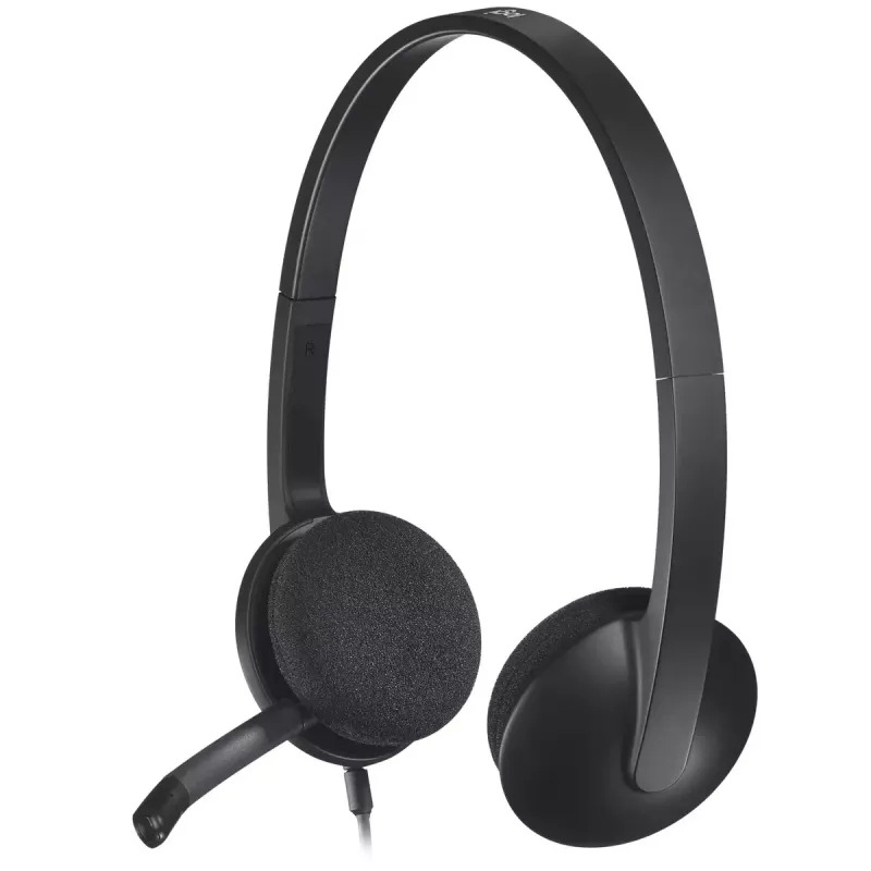 LOGITECH H340 - USB - cuffie - nero