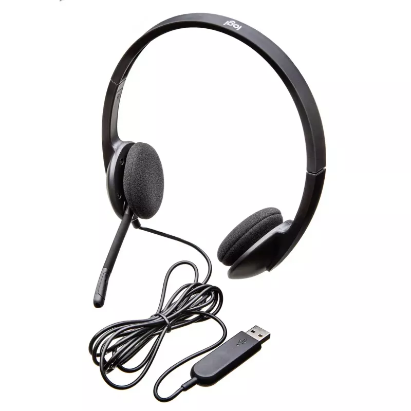 LOGITECH H340 - USB - cuffie - nero