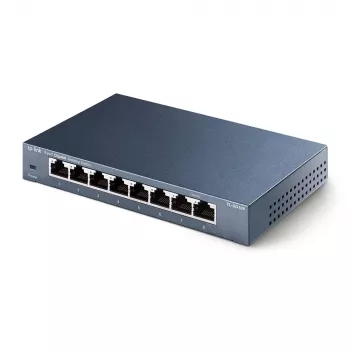 Switch di rete desktop TP-Link 8 porte 10/100/1000Mbps, non gestito, Gigabit Ethernet (10/100/1000), full duplex