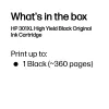 HP 301XL cartuccia d'inchiostro originale nera, alta resa, nero, 1 pz., 360 pagine