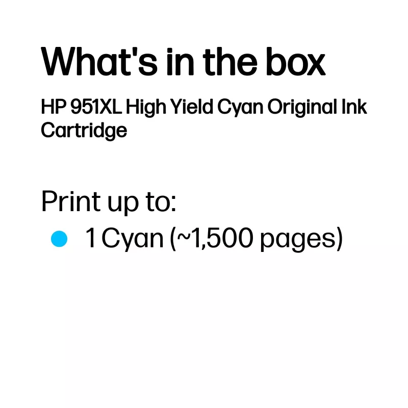 HP 951XL cartuccia d'inchiostro originale ciano (alta resa)