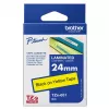Nastro per etichettatura Brother TZE651 24 mm giallo