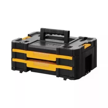 Cassetta per minuteria DeWalt DWST1-70706, plastica, 8 L, 2 scomparti, chiudibile a chiave, maniglia, 440×314×176 mm, nero