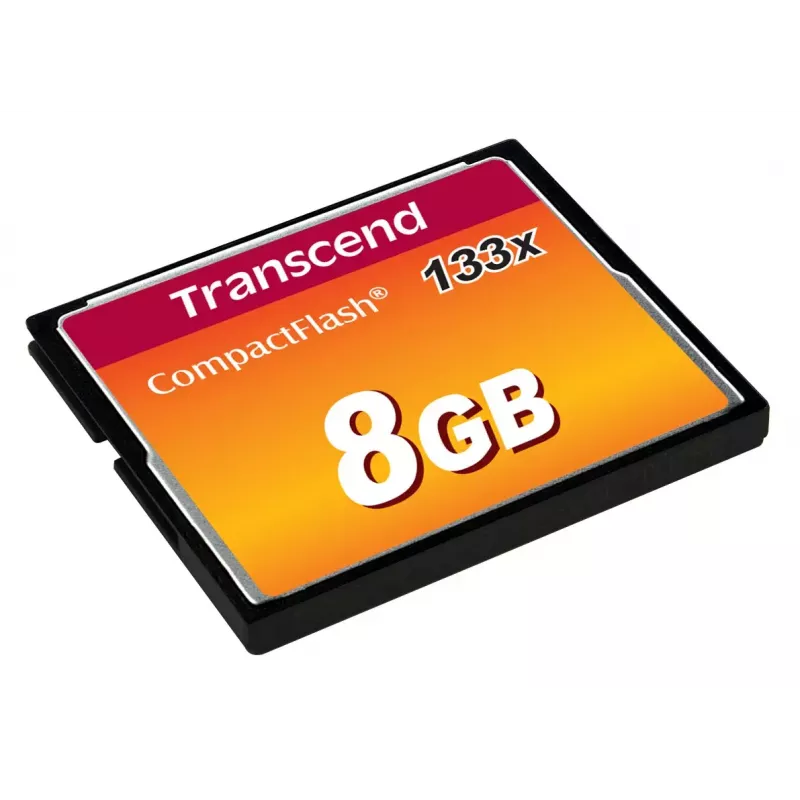 Scheda CompactFlash Transcend TS8GCF133, 8GB, 50MB/s in lettura, 20MB/s in scrittura