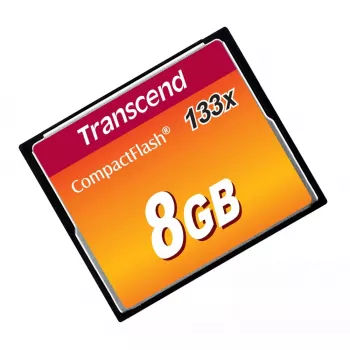 Scheda CompactFlash Transcend TS8GCF133, 8GB, 50MB/s in lettura, 20MB/s in scrittura