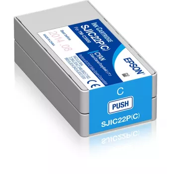 Epson SJIC22P(C): cartuccia d'inchiostro per ColorWorks C3500 (ciano)