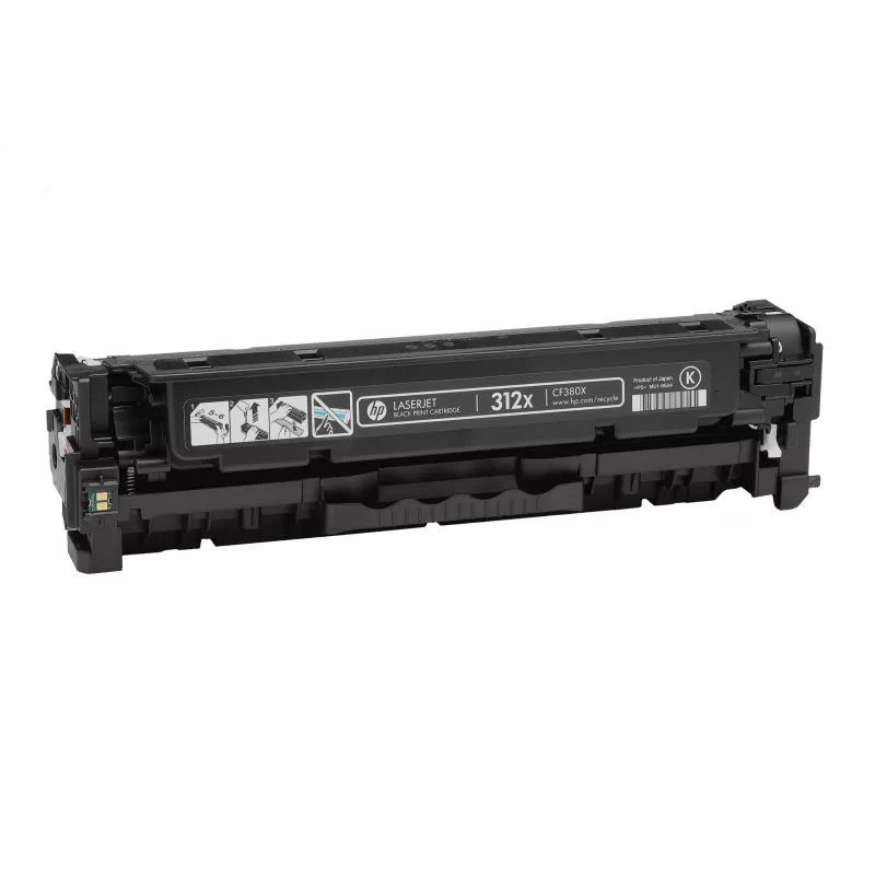 HP 312X CF380X cartuccia di toner ad alta resa, 4.400 pagine, nero