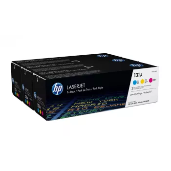 Cartucce toner originali HP 131A confezione da 3 ciano/magenta/giallo LaserJet