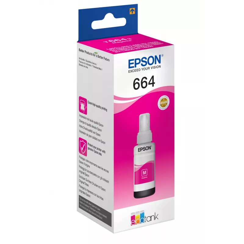 Epson 664 Ecotank flacone d'inchiostro magenta (70 ml)