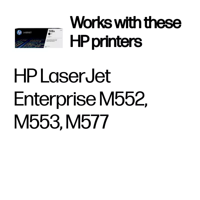Cartuccia toner HP 508A nero CF360A 6000 pagine