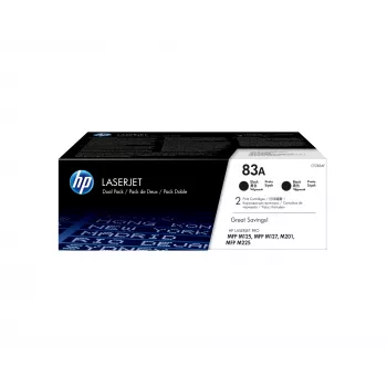 HP 83A confezione da 2 cartucce toner LaserJet originali nero