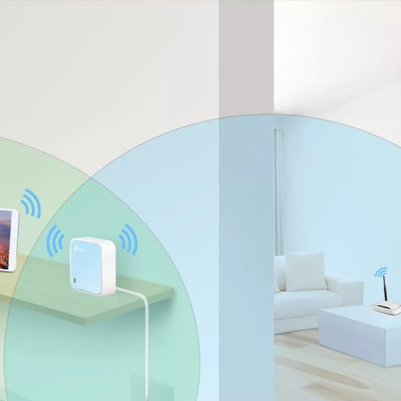 Router WLAN TP-Link TL-WR802N Fast Ethernet single-band (2,4 GHz) blu, bianco