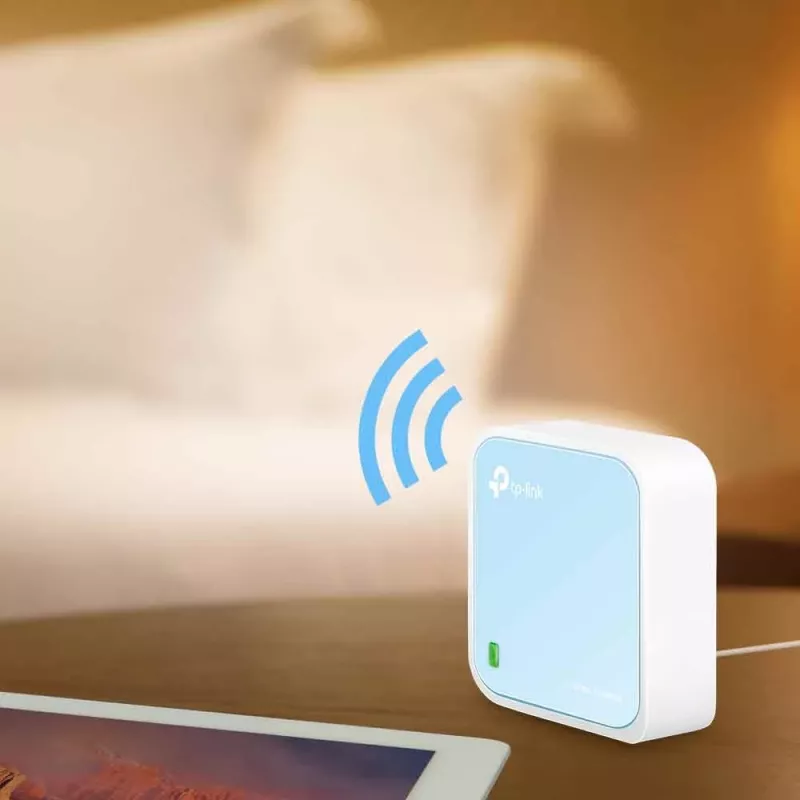 Router WLAN TP-Link TL-WR802N Fast Ethernet single-band (2,4 GHz) blu, bianco