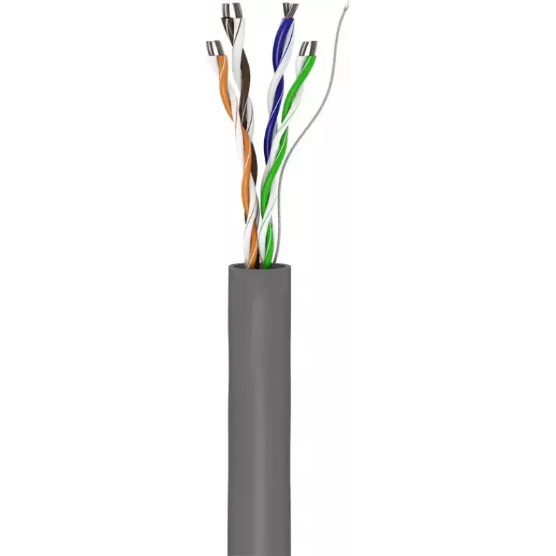 Cavo di rete Goobay CAT 5e U/UTP 100 m grigio