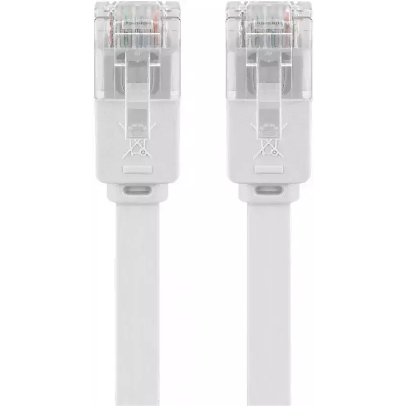 Cavo di rete Goobay 93357 RJ-45 Cat5e 0.5 m bianco