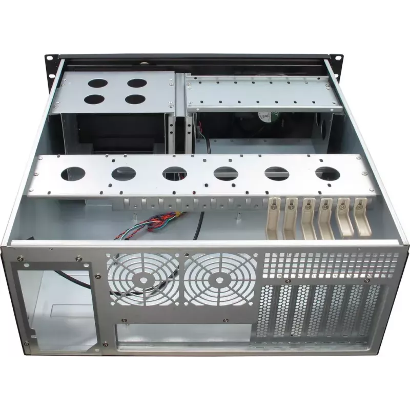 Case server Inter-Tech IPC 4U-4088-S rack nero
