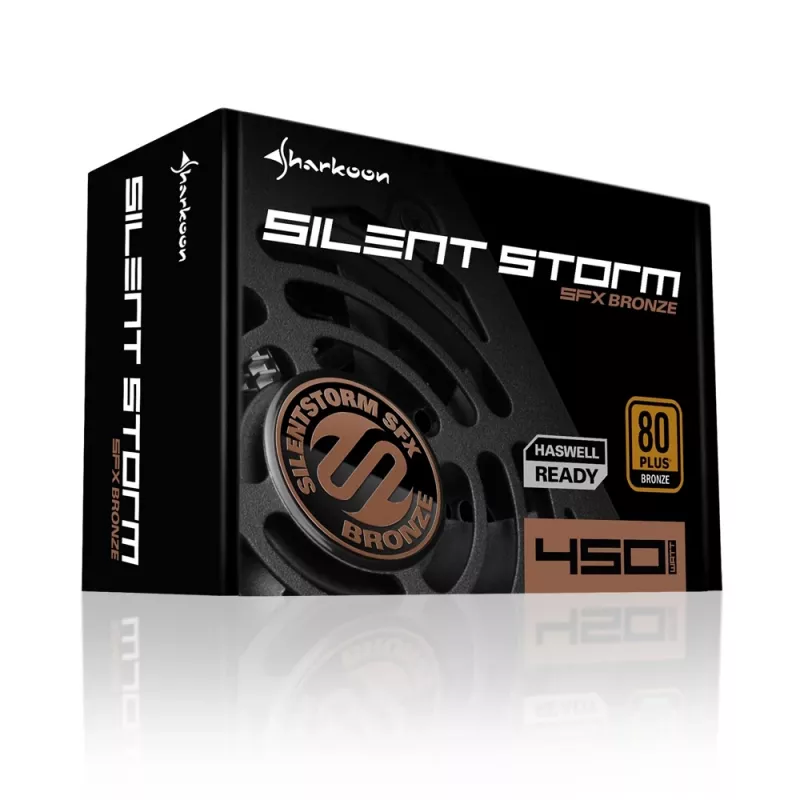 Alimentatore Sharkoon SilentStorm SFX Bronze 450 W