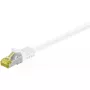 Cavo di rete Goobay patch RJ45 CAT 6A S/FTP 2 m bianco
