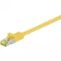 Cavo di rete Goobay RJ-45 CAT7 0,5 m giallo S/FTP