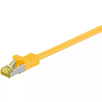Cavo di rete Goobay patch RJ45 CAT 6A S/FTP 2 m giallo