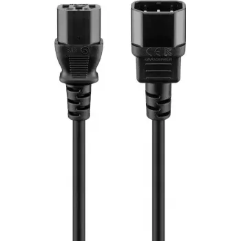 Prolunga C13 femmina C14 maschio 5 m Goobay 39203 nero
