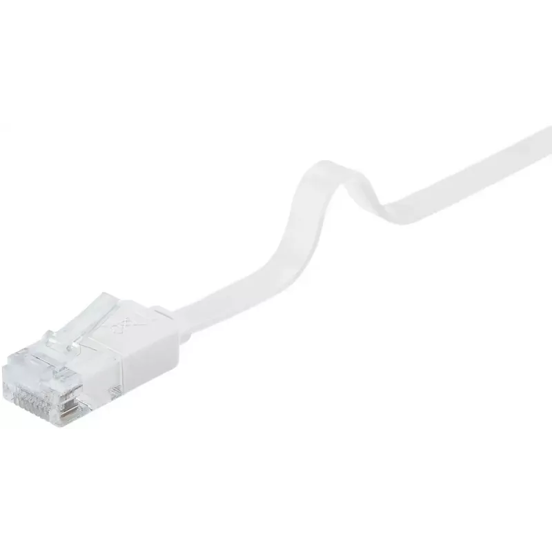 Goobay 95155 cavo di rete Cat6 U/UTP (UTP) bianco, 7 m, RJ-45 dorato