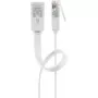 Goobay 95155 cavo di rete Cat6 U/UTP (UTP) bianco, 7 m, RJ-45 dorato