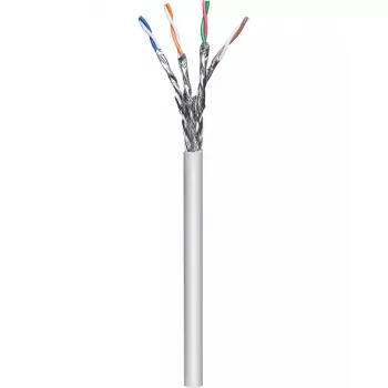 Cavo di rete Goobay 96094 grigio 100 m Cat6a S/FTP