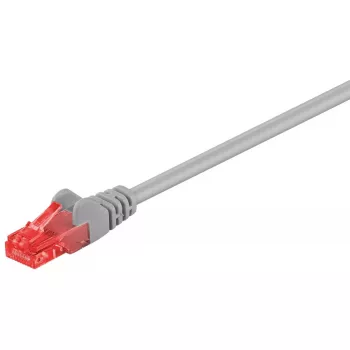 Cavo di rete Goobay CAT 6 cavo patch RJ-45 Cat6 15 m grigio
