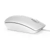 DELL mouse con filo - MS116 - bianco, ambidestro, ottico, USB Type-A, 1000 DPI, bianco