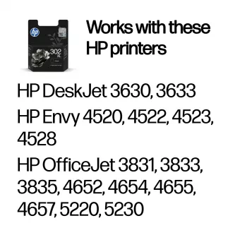 HP 302XL cartuccia inchiostro originale nero ad alta capacità, nero, 1 pz., 430 pagine