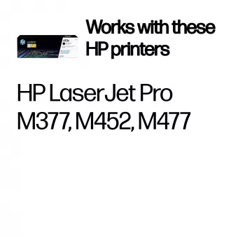 HP 410X cartuccia toner LaserJet originale nero ad alto rendimento
